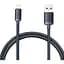 Кабель Baseus Crystal Shine Series Fast Charging Data Cable USB to iP 2.4 A 2 m Black (CAJY000101) - мініатюра 1