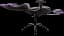Геймерское кресло GT Racer черное с фиолетовым (X-2534-F Black/Violet) - миниатюра 6