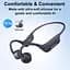 Наушники Voistek Bone Conduction, Bluetooth 5.3 с MP3-плеером 32 ГБ, IP68 Водонепроницаемые вибрирные спортивные наушники - миниатюра 4