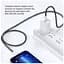 Дата кабель USB-C to USB-C 2.0m (braided cotton) (PD Fast Charging 60W) 3.0А black ColorWay (CW-CBPDCC068-BK) - мініатюра 12
