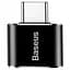 Адаптер Baseus OTG USB A 2.0 to Type-C черный (CATOTG-A01) - миниатюра 1