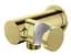 Душова система прихованного монтажу Kohlman Experience Brushed Gold + Box прихованого монтажу QW210EGDBR30, Золотий - мініатюра 7