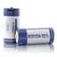Аккумулятор Keeppower 16340 RCR123A Li-ion 3.0В 860mAh с microUSB (Синий с белым) - миниатюра 1