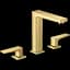 Змішувач Hansgrohe Metropol 160 для умивальника на 3 отвори Polished Gold Optic 32515990 Золотий - мініатюра 1