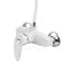 Смеситель для душа с лейкой Plamix Cezar-003 SET white PM0665 Белый - миниатюра 3