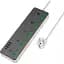 Мережевий подовжувач Hoco AC13A Talento 5-position Socket (1C3A) Black - мініатюра 3