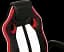 Геймерське крісло GT Racer чорне з білим та червоним (X-2301 Black/White/Red) - мініатюра 5