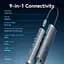 Док-станція USB3.2 Type-C - HDMI 60Hz/USB 3.0x2/RJ45/SD/TF/3.5mm/PD 100W Hub 9-in-1 Vention (TGVHB) - миниатюра 6