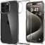 Прозрачный чехол Spigen Ultra Hybrid Crystal Clear для iPhone 15 Pro Max (ACS06565) - миниатюра 1