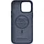 Чехол-накладка Njord Salmon Leather MagSafe Case Blue для iPhone 14 Pro Max (NA44SL01) - миниатюра 4