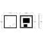 Дзеркало Zerix Mirra MR05-80x80 з LED Touch, Anti-fog, димером, регулятором яскравості ZX6058 - мініатюра 3