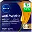 Ночной крем против морщин + ревитализация NIVEA Anti-Wrinkle Revitalizing 55+ 50 мл - миниатюра 1