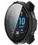 Чехол-накладка DK для Garmin Forerunner 965 Пластик Gloss Стекло Full Cover Black - миниатюра 3