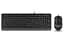 Комплект Fstyler Sleek Multimedia Comfort F1010 Black/Grey клавіатура+миша A4Tech teh0020657 - мініатюра 1
