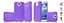 Чехол-накладка Itskins ZERO.3 для Samsung Galaxy S4 mini Purple SG4M-ZERO3-PRPL - миниатюра 2