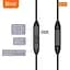 Навушники з мікрофоном Biva HF-14 Wirred Earphones With Mic Black - мініатюра 2