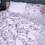 Комплект постільної білизни MisSon Сатин 22-1377 Flowers on Snow 143 x 210 см білий зі світло-рожевим (2200010475951) - мініатюра 1