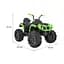 Електроквадроцикл Ramiz Quad ATV 2.4G 12 В, чорно-зелений (PA.BDM0906.2.4GHZ.CZ-ZIE) - мініатюра 11