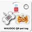 Адресник для собак і котів Waudog Smart ID з QR паспортом Піца 4х2.8 см - мініатюра 5