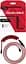 Кабель HyperX USB-A – USB-C, спиральный, 1.37 м Red/Black (6J677AA) - миниатюра 3