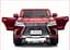 Електромобіль Ramiz Lexus LX570 пофарбований 2x12 на пульті управління, червоний (PA.DK-LX570.EXL.CR) - мініатюра 13