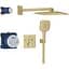 Душова система прихованого монтажу Grohe Grohtherm Smartcontrol з Rainshower SmartActive 310 Cube 34864GN0, Золотий - мініатюра 1