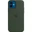 Чохол Silicone Case with MagSafe для Apple iPhone 12/12 Pro Cyprus Green ААА [77781] - мініатюра 1