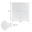 Панель стінова 3D 700х700х5мм Lichi square white (D) SW-00001802 - мініатюра 3