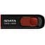 USB флеш накопитель ADATA 16Gb C008 Black/Red USB 2.0 (AC008-16G-RKD) - миниатюра 1