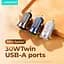 Адаптер автомобільний JOYROOM Mini dual-port Smart car charger C-A09 2USB 5A 30 W - мініатюра 2