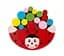 Деревянная игрушка Игра MD 1276 Божья коровка Красная - миниатюра 1