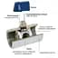 Кран кульовий міні Solomon 1/2″ ВВ NV-3024 - мініатюра 4