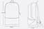 Рюкзак RunMi Z Bag Ultra Light Portable Xiaomini Backpack Blue - миниатюра 3
