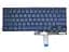 Клавіатура для Asus UX490, UX490CA, UX490UA (RU Blue з підсвічуванням). Українська розкладка. Оригінал. - мініатюра 3