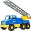 Машинка Tigres City Truck Пожежна синя з жовтим (39397) - мініатюра 1