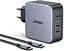 Зарядний комплект блок і кабель 3 порти USB (2хUSB-C+USB-A) Ugreen CD289 140W Gan (90549) - мініатюра 5