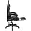 Кресло геймерское Kruger&Matz GX-150 с подставкой для ног Black/Grey - миниатюра 5