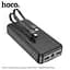 Повербанк чорний зовнішній акумулятор Power bank HOCO J118A Speed energy 20000mAh - мініатюра 2