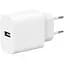 Зарядний пристрій Gembird 1xUSB-A 5V/2.4A (12W) white (TA-UC-1A12-01) - мініатюра 1