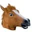 Маска GeekLand Коричнева Голова Коня Brown Horse Head КМ 64.102 - мініатюра 1