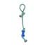 Игрушка для собак Misoko&Co Длинная веревка с косточкой blue 48 cm - миниатюра 1