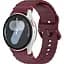 Силиконовый ремешок BeCover Ribbed Tape для Samsung Galaxy Watch (20 mm) 3 41 mm/4 40mm-44mm/5 40-44mm/6 40-44mm/7 40-44mm Red Wine (712049) - миниатюра 1