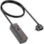 Сетевой удлинитель Hoco AC10A Barry PD65W GaN (2C2A with 1 socket) Desktop Charger Black - миниатюра 2