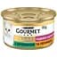 Влажный корм для кошек Gourmet Gold Кусочки в соусе Двойное удовольствие с кроликом и печенью 85 г - миниатюра 2