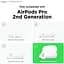 Чехол Elago Clear Hang Case Transparent для AirPods Pro 2nd Gen белый (EAPP2CL-HANG-CL) - миниатюра 3