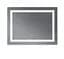 Дзеркало Mixxus WARM MR12-80x60-REVERSE з LED Touch, Anti-fog, димером, регулюванням яскравості (MI6672) - мініатюра 2