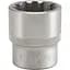 Головка торцевая Yato квадрат 1/2" Spline M=10 мм L=38 мм (YT-1462) - миниатюра 1