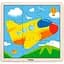 Деревянный пазл Viga Toys Самолет 9 элементов (51447) - миниатюра 1