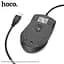 Комп'ютерна Миша HOCO GM19 Enjoy gaming luminous wiчервоний mouse Чорна - мініатюра 2