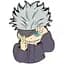 Значок Магічна битва Сатору Годжо Jujutsu Kaisen Satoru Gojo 5 см P JK 02 - мініатюра 1